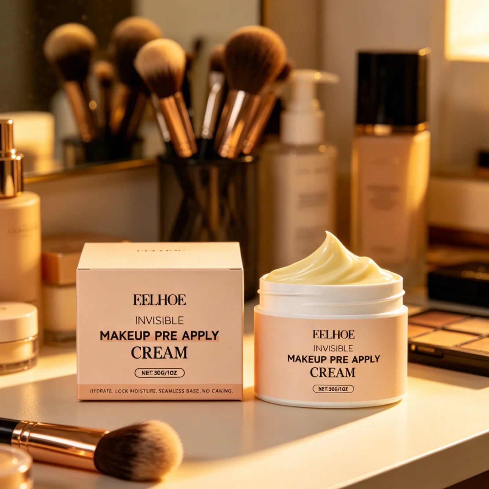 EELHOE Primer Cream – Pore Minimizer, Oil Control & Moisturizing Makeup Primer Cream Oasis Select