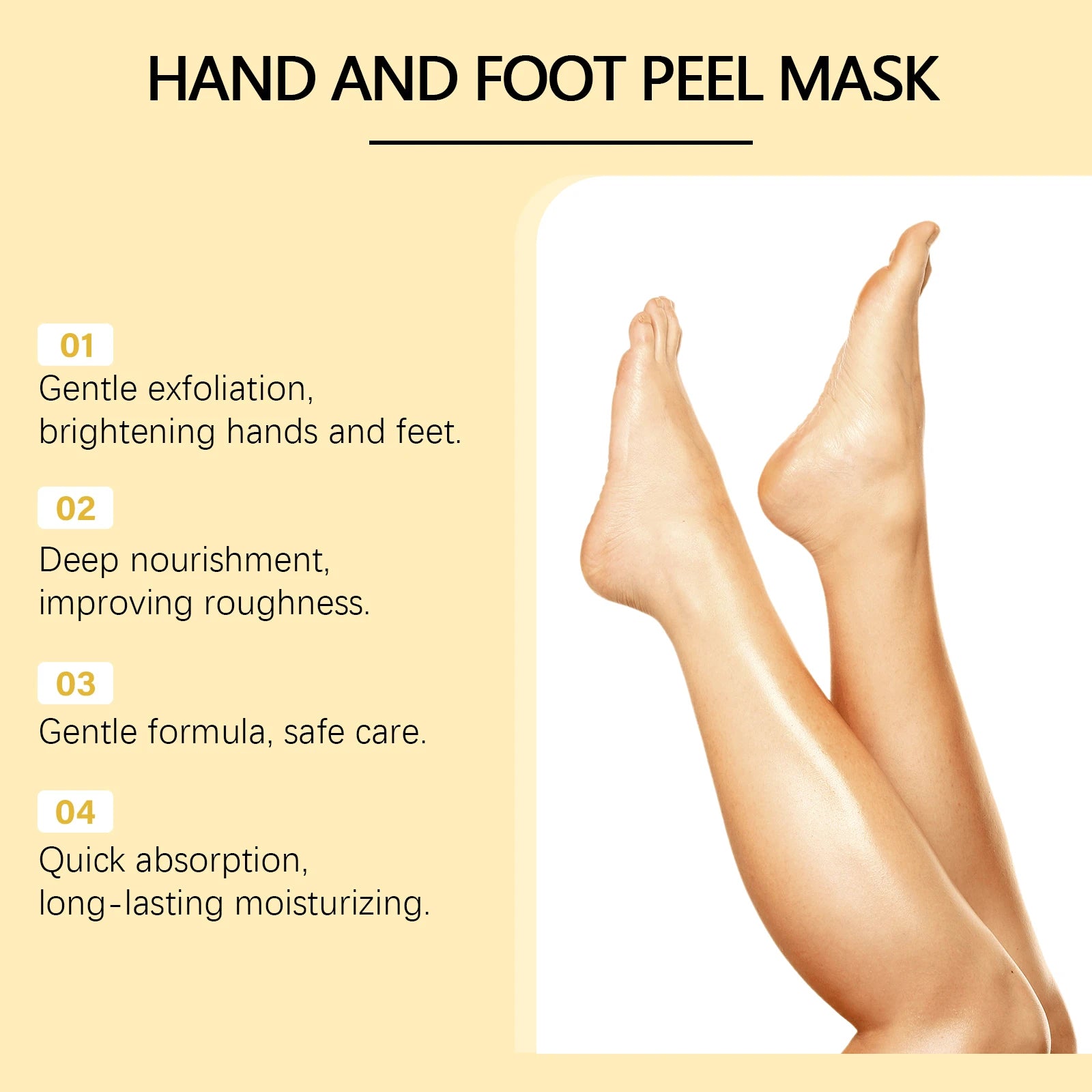 OceAura Exfoliating Hand & Foot Peel Mask – Milk & Honey Exfoliating Peel Mask Oasis Select