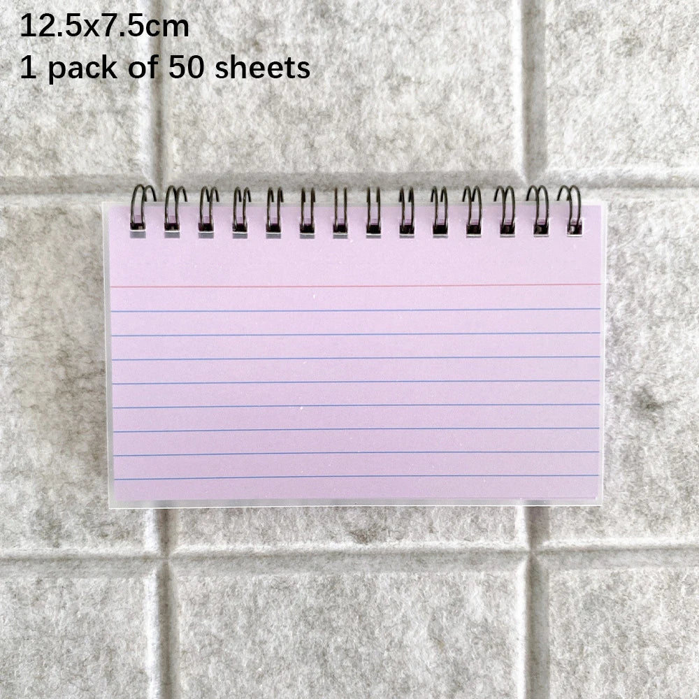 Index Cards with Ring 3x5 Inches 50-250 Sheets Notecards Spiral Flash Cards for Studying Nursing School Office Taking to Do List Oasis Select Light purple