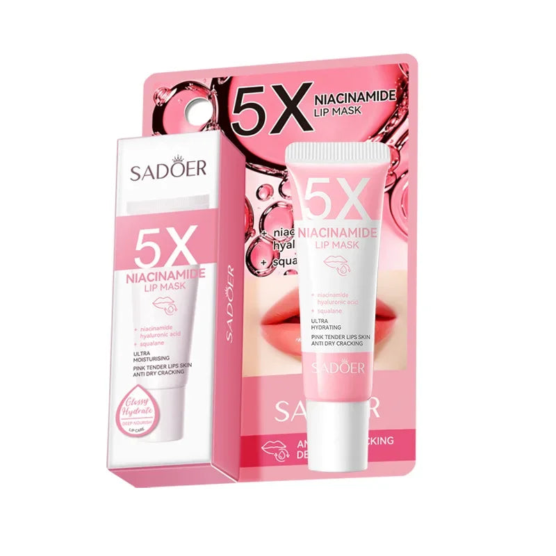 BIOAOUA Brightening Lip Mask Balm – Exfoliating & Moisturizing