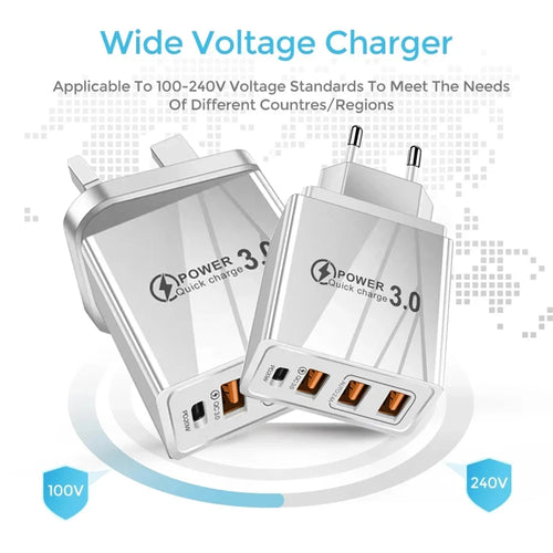 20W USB Charger QC 3.0 Type C PD Fast Charge For iPhone 12 13 Max Samsung S21 Huawei Xiaomi Mobile Phone EU/US Plug Wall Charger Oasis Select