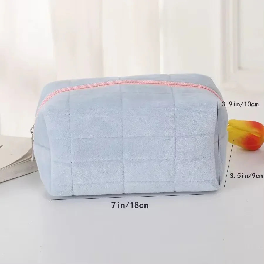 Simple Makeup Bag Pillow Pen Bag High Appearance Level WOMEN'S Large Capacity Pillow Bag Portable Storage Bag Oasis Select