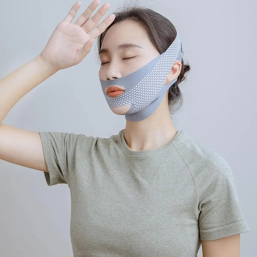 V-Shape Chin Lifting Strap – Adjustable Double Chin Mask Face Slimming Strap Oasis Select