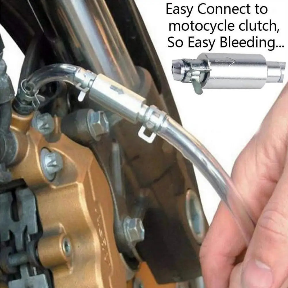 Brake & Clutch Bleeder Hose One-Way Valve Kit | Car Tool Brake Bleeding Tool Oasis Select