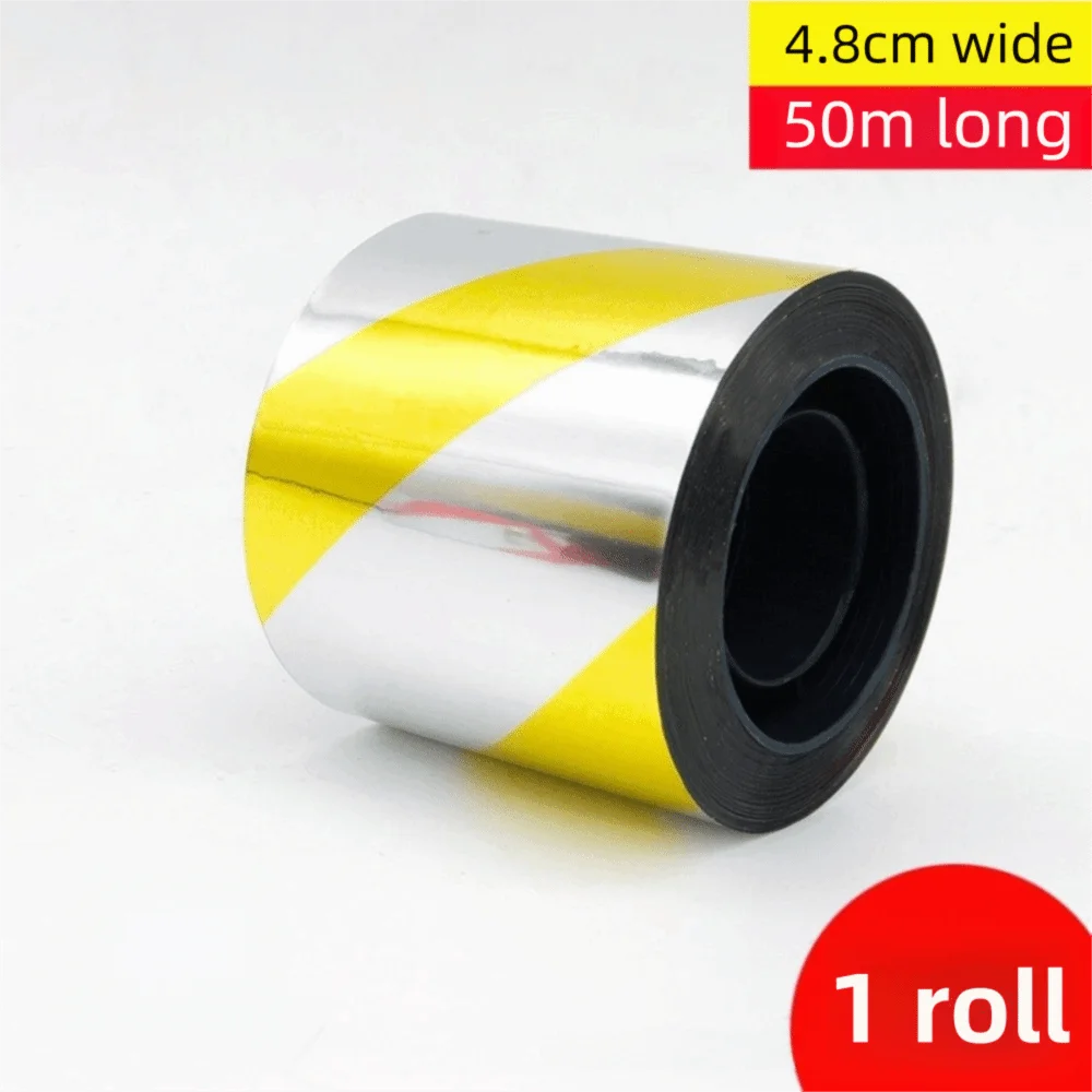 50M/100M/300M Double-sided Reflective Bird Repellent Ribbon Multipurpose Adhesive-free Anti Bird Tape Flashing Hanging Oasis Select Style 14