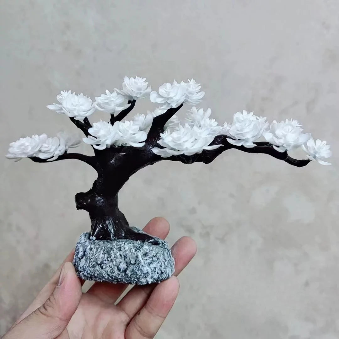 Red Leaf Cliff Cypress Welcome Pine Bonsai Aquarium Decoration Turtle Shrimp Hiding Cave Desktop Ornament Oasis Select