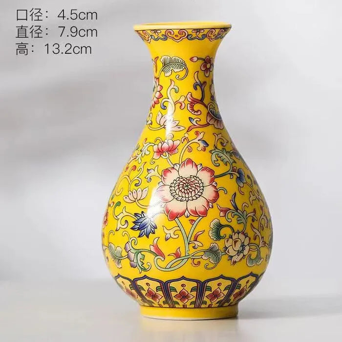 Chinese Table Top Antique Blue And White Porcelain Vase Decoration Crafts Small Ceramic Flower Arrangement Oasis Select Ll