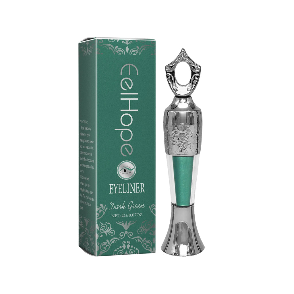 Magnifying Charm Colored Eyeliner Pen: Antioxidant Enhances Skin Barrier Strengthens Skin Resistance Reduces Eye Irritation Oasis Select Dark green Boxed