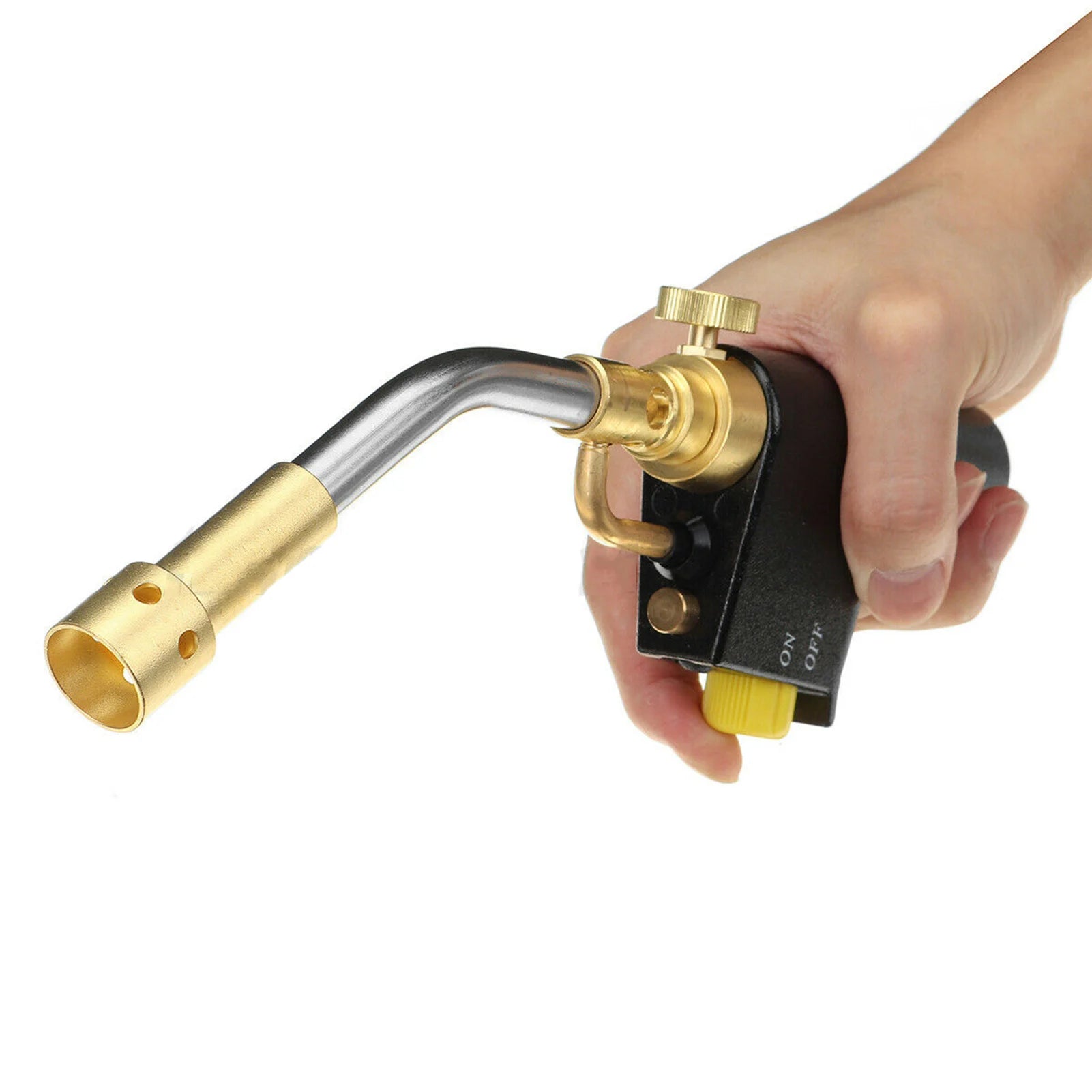 Welding Torch Adjustable TS8000 Trigger Brass Mapp Gas Torch High Propane Adjustable Oasis Select