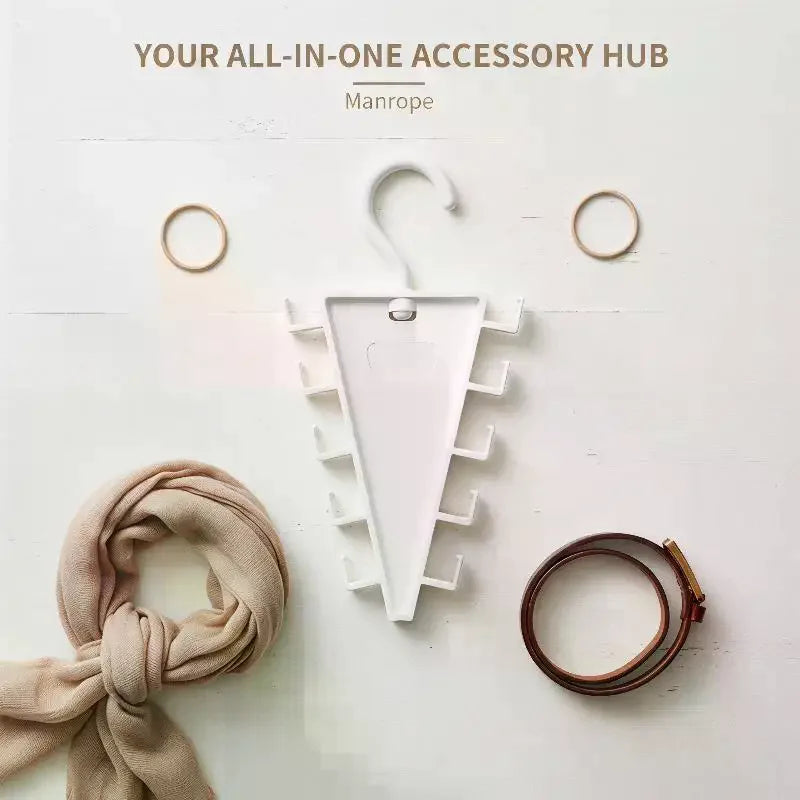 V-Shape 10-Hook Closet Organizer Hanger | Space-Saving Wardrobe