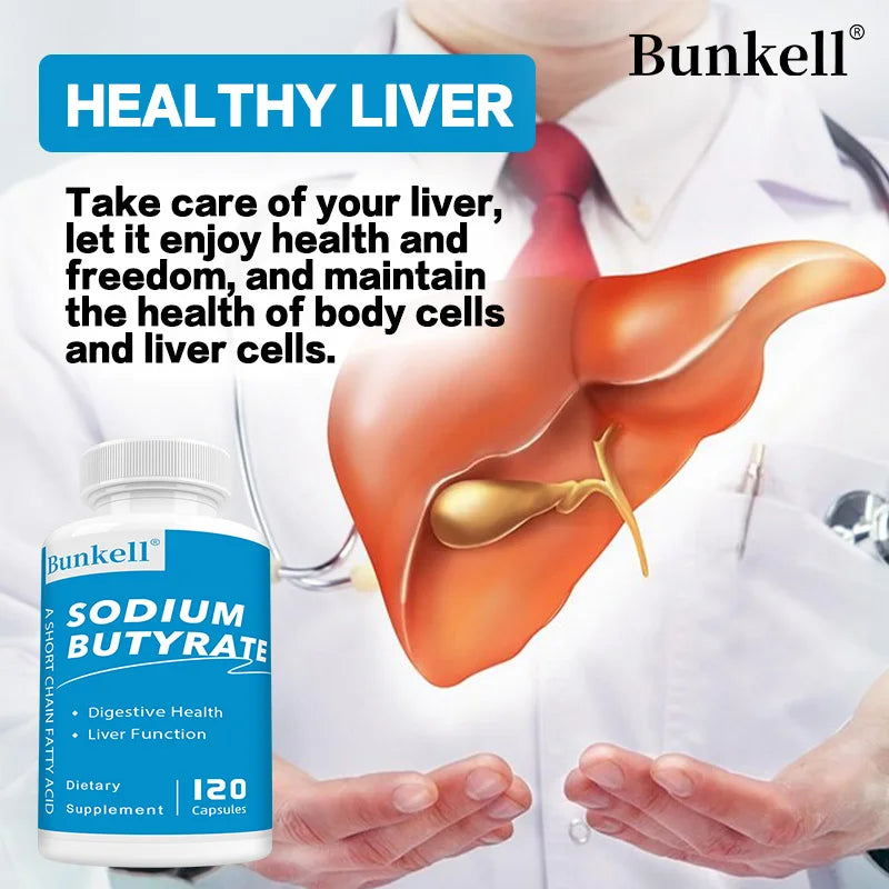 Sodium Butyrate Gut Health Supplement – 120 Vegan Capsules Gut Health Supplement Oasis Select