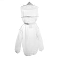 Breathable Mesh Beekeeping Jacket with Hooded Veil | Half Body Beekeeping Jacket Suit Oasis Select White