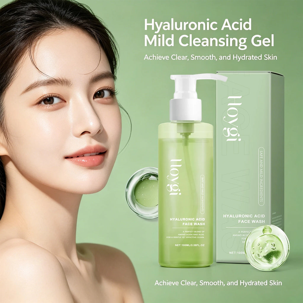 Hyaluronic Acid Face Washpurifies Pores Oil Control Removes Dirt Brightens Skin Blackhead Removal Hydrating Daily Cleanser Oasis Select
