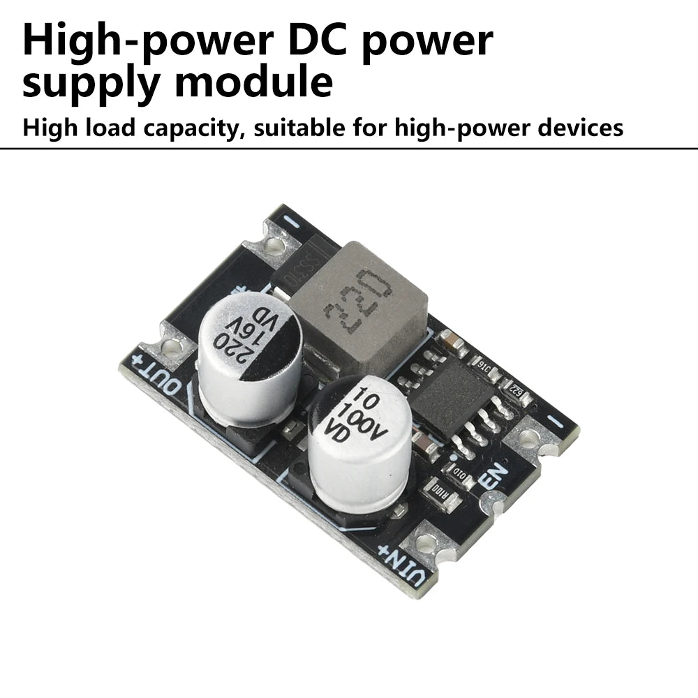 DC-DC Step down Module 1.2A Buck Converter Power Supply Voltage Regulator 6-80V Input 3.3V 5V 12V Output for Electronics Oasis Select