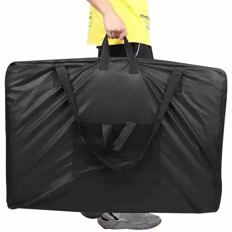 Black Handbag For Massage Table Carrying Bag For Nail Desk Beauty Bed Bag 600D Oxford Cloth Folding Storage Carry Bag Oasis Select