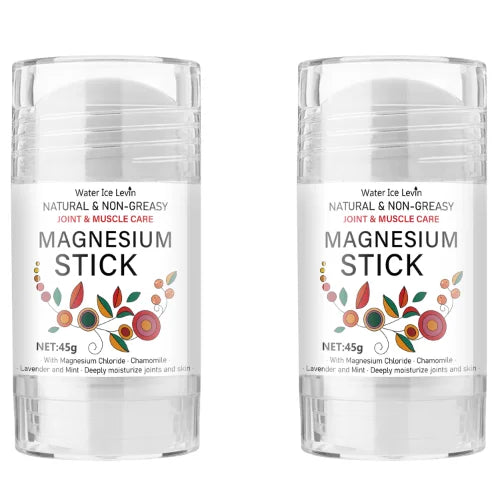 Magnesium Stick for Joint & Muscle Care - Natural, Non-Greasy with Chamomile & Lavender, Deeply Moisturizes Oasis Select Ivory 45g