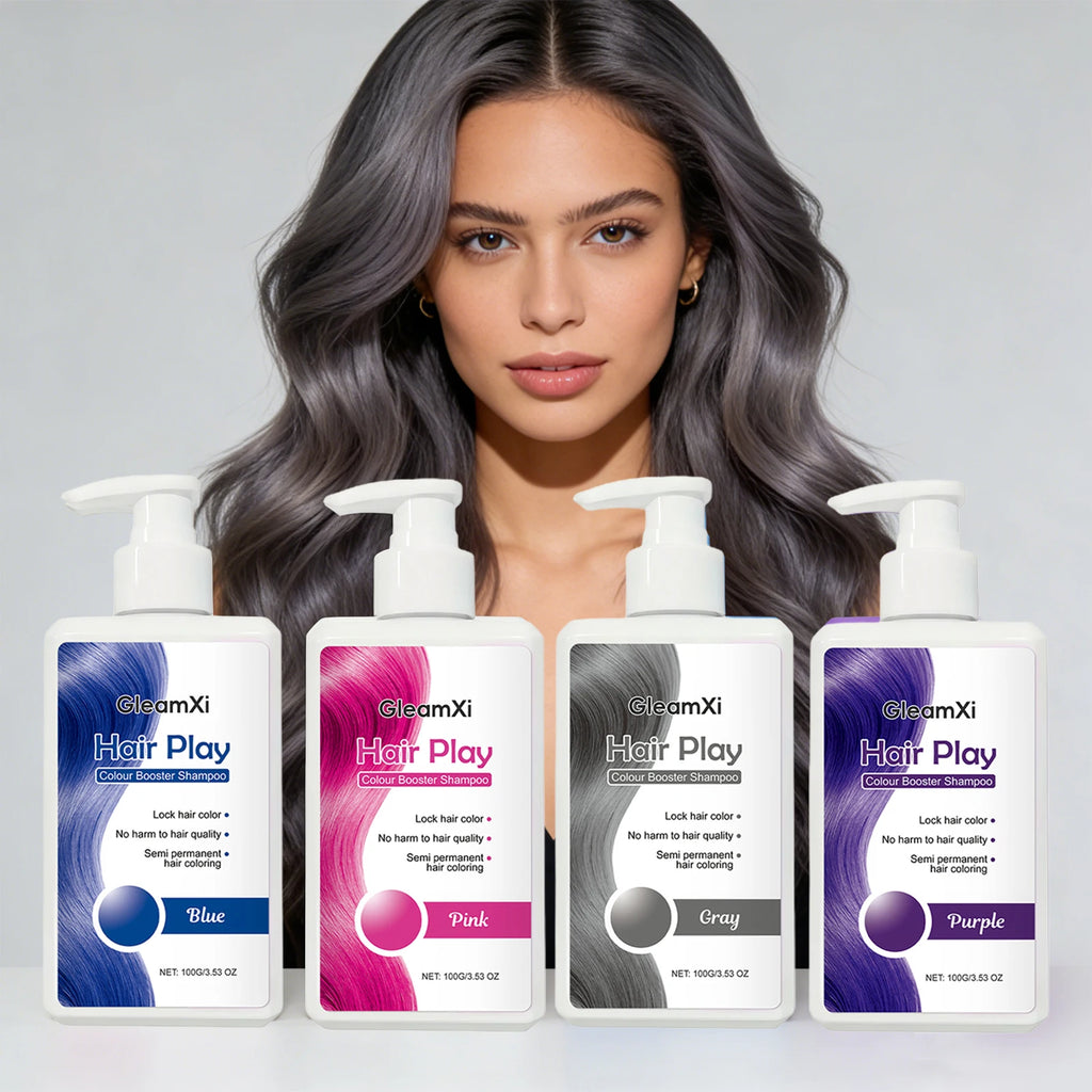 Color Booster Shampoo Lock Hair Color Enhance Semi-Permanent Colour Not Damaging Hair Non-irritating Scalp Hairdressing Shampoo Oasis Select