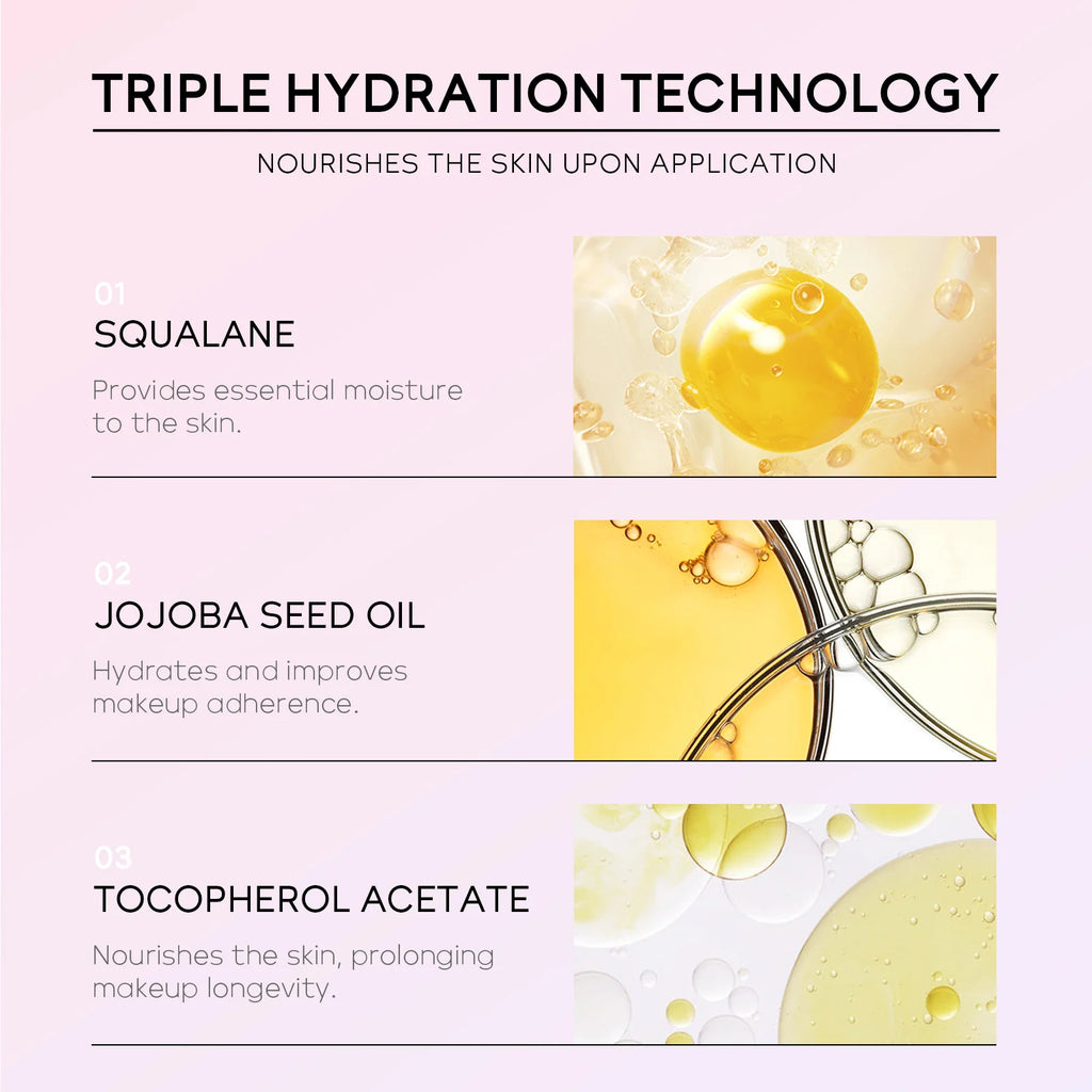 Base Makeup Facial Moisturizing Primer Moisturizing Primer Invisible Pores Smoothing Fine Lines Brightening Moisturizing Oasis Select