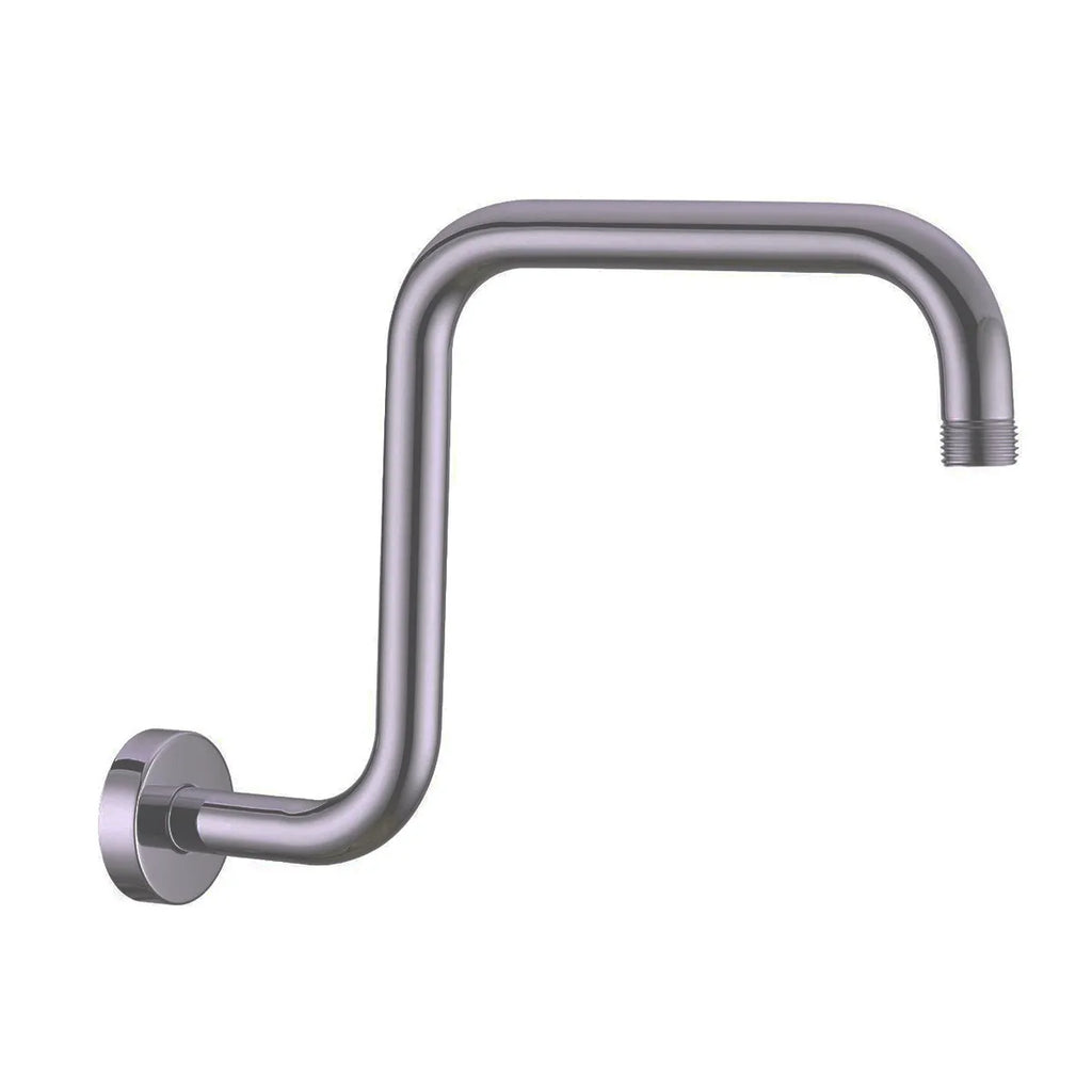 Wall Shower Head Pipe Arm Stainless Steel Shower Head Rainfall Tube Riser Extension Bracket for Bathroom Hardware Accessories Oasis Select drawbench