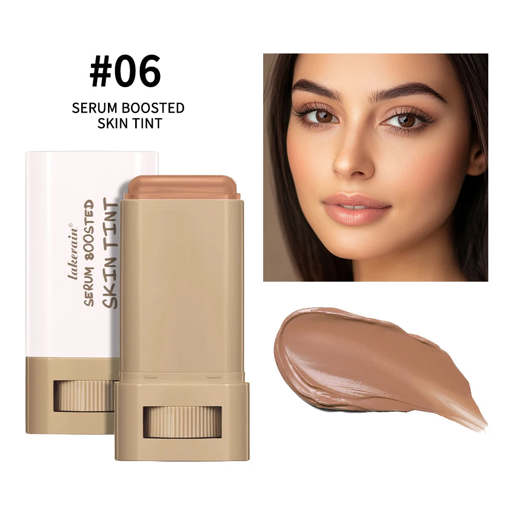 New Balm Serum Boosted Skin Tint Silky Texture Moisturizing Coverage Plumper Even Skin Tone Best Stick Foundation Travel Makeup Oasis Select Color 6