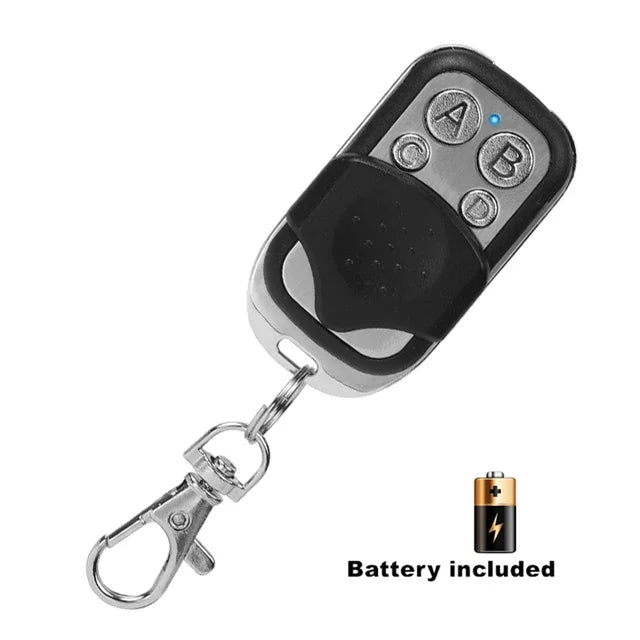 433MHz Copy Remote 4 Buttons Clone Remote Control Wireless Transmitter for Garage Gate Door Electric RF Controller Lock Key Oasis Select ABCD type