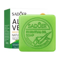 Aloe Vera Soap Bar for Face & Body, Handmade Washing Exfoliating Bar, Moisturizing Oil Control Mild Nourishing Cleaning Pore Oasis Select 1pc
