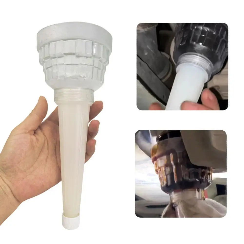 Universal Car Oil Funnel Filter Tool – Spill-Free Refueling