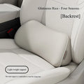Lumbar Support Car Seat Pillow Memory Foam Breathable Back Protector for Office Chairs and Car Interior Accessories Oasis Select Beige Four seasons