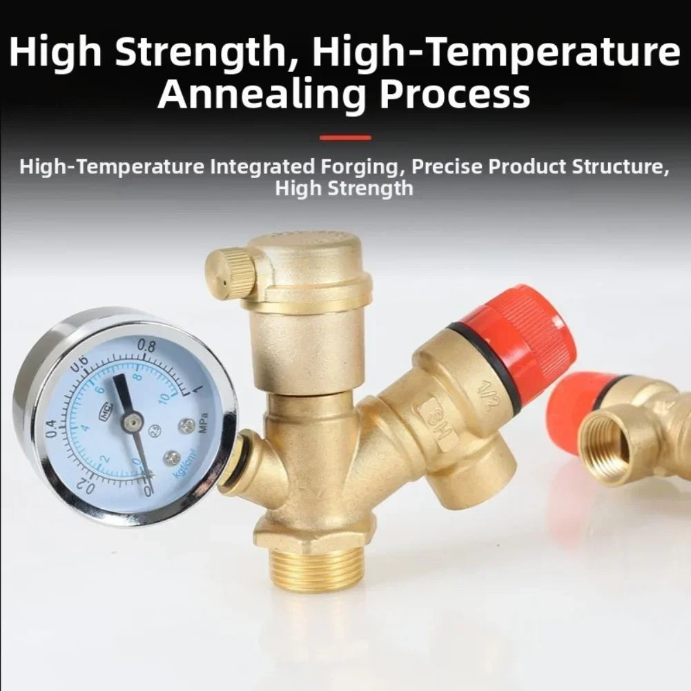 20/25/32mm Valve With Pressure Gauge DN 25 Boiler Safety Group Is A Comprehensive Solution For Heating Systems Oasis Select