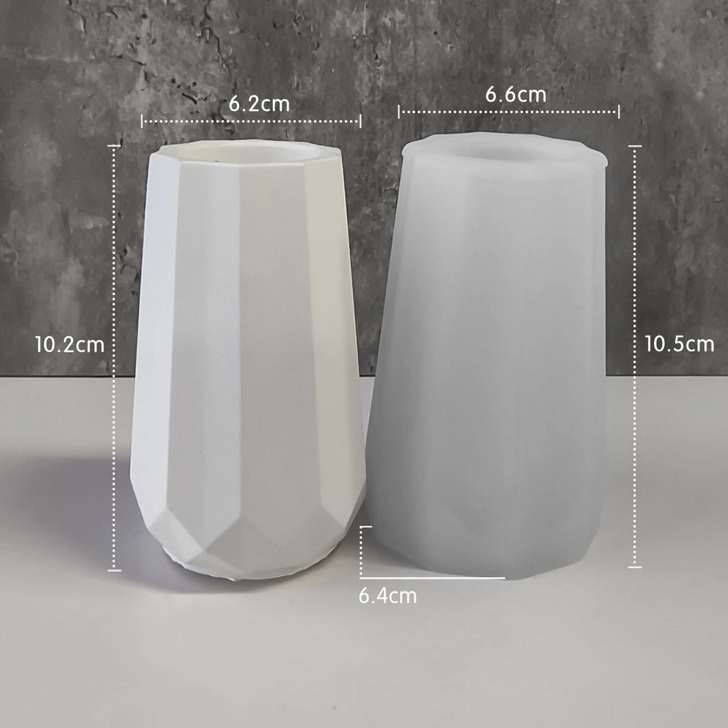 Stripes Vase Silicone Mold DIY Gypsum Vase 3D Ornaments Molds Epoxy Plaster Concrete Flower Pot Mould Gardening Decoration Oasis Select J-301c