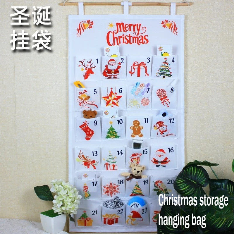 Christmas Storage Hanging Bags Wall-mounted Storage Hanging Bags for Storage Behind The Door in The Living Room and Bedroom Oasis Select