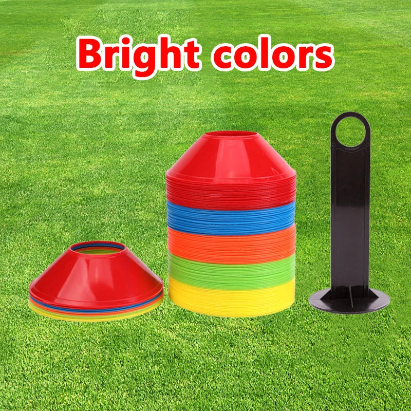 10-Pack Mini Soccer Agility Marker Discs | Training Cones