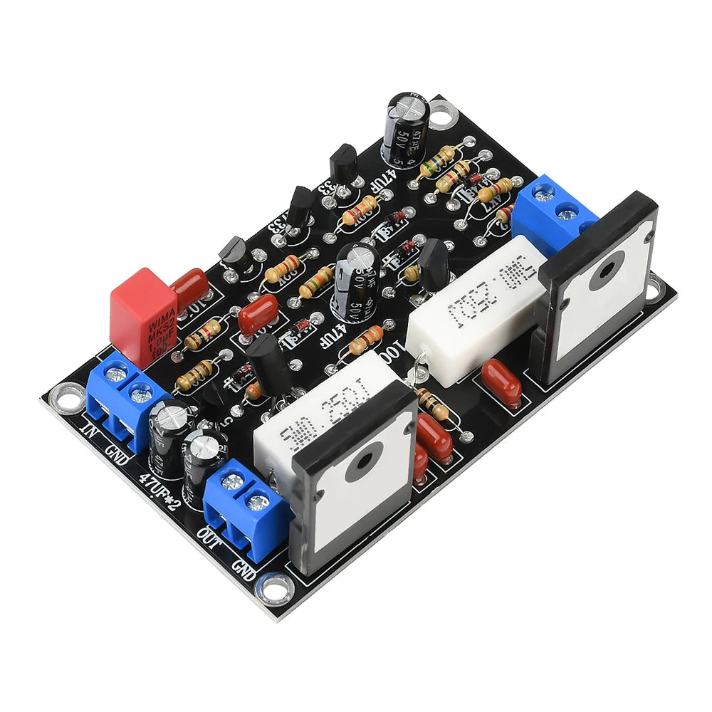 DC -10V-45V 100W 2SC5200+2SA1943 Mono High Power Post Stage Amplifier Board Low Noise HIFI Audio Amplifier Module Oasis Select