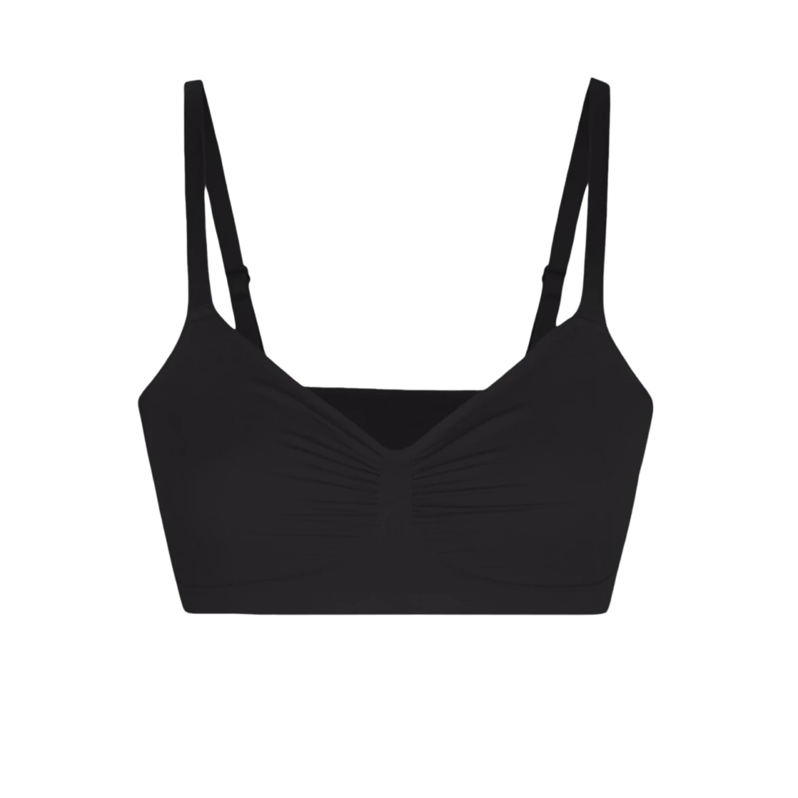 Adjustable Shoulder Straps Breasts Bra Seamless Bras Full Coverage Wireless Push Up Bra For Women Comfort Sculpting Bralettes Oasis Select Black 32