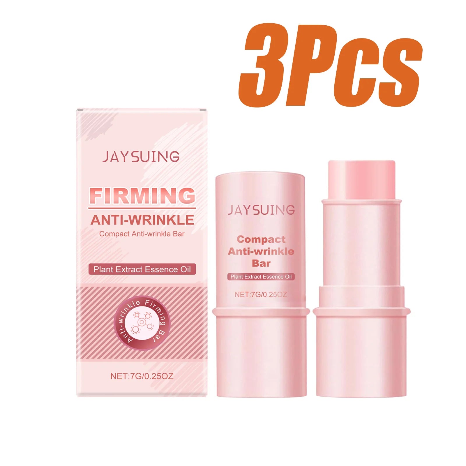 Collagen Firming Bar Anti-Wrinkle Tighten Sagging Skin Hydrating Collagen Moisturizer Face Balm Stick Watery Glow Skin Care Oasis Select 3 x 7g Boxed