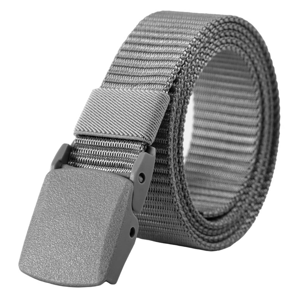 Unisex Nylon Tactical Belt – Non-Magnetic Plastic Buckle