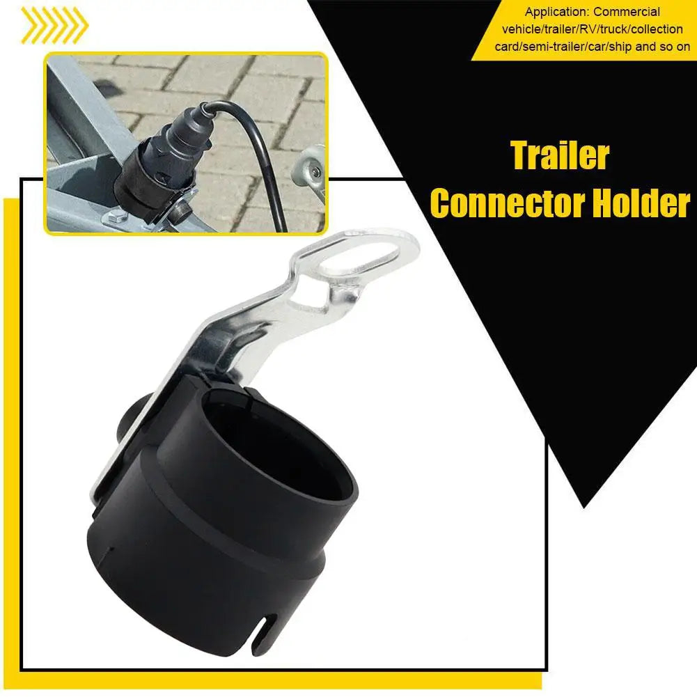 1pcs Parking Cover Trailer Plug Holder Universal Accessory For 7 And 13 Pin Trailer Plugs Connector Fixer Bracket Oasis Select