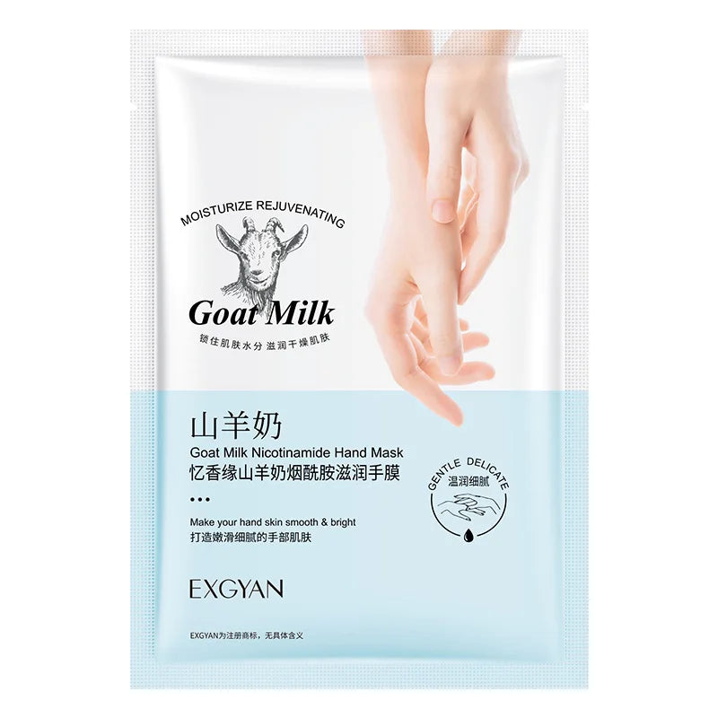 Goat Milk Hand Masks 10 Pairs – Moisturizing & Anti-Aging Hand Mask Oasis Select
