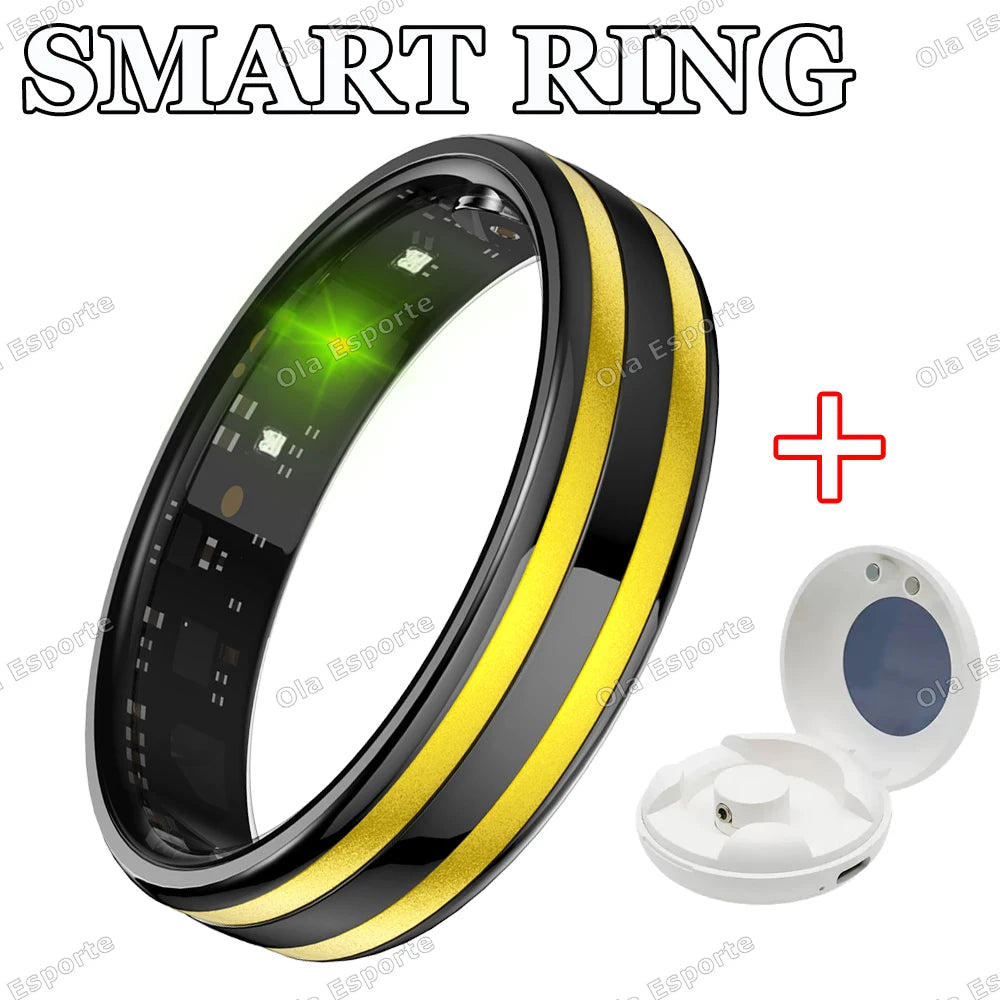 Smart Ring – Heart Rate, SpO2 & Sleep Monitor | Waterproof