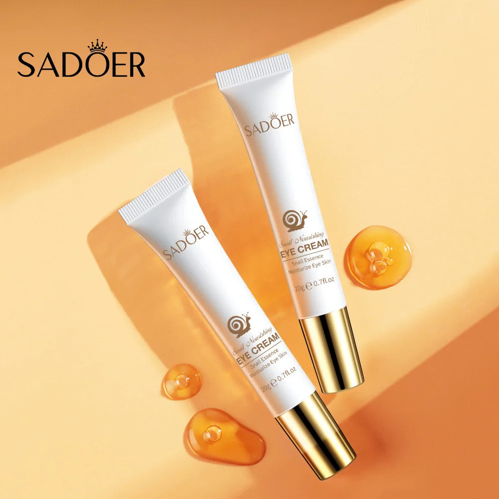 SADOER Snail Eye Cream Anti Wrinkle Dark Circles Under The Eyes Remove Eye Bags Moisturizing Anti-Aging Eyes Skin Care Products Oasis Select