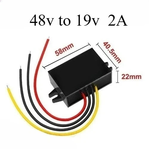 36 48v to 19v 1A 2A 4A 6A 8A 12A 15A 20A 30A DC DC Converter Step Down Buck Voltage Regulator For Car Device Oasis Select 2A 30-60V 19V