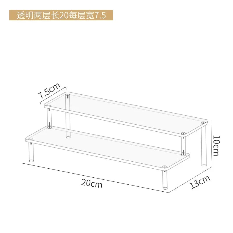 Clear Acrylic Display Stand | Perfume, Cupcake & Figurine Riser