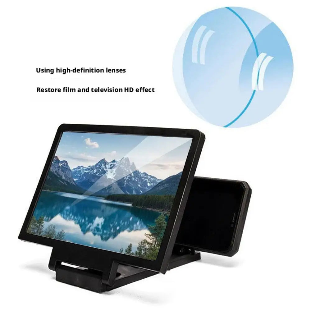 NEW 3D Screen Amplifier Mobile Phone HD Screen Video Glass Stand Magnifier For Phone Enlarged Screen Phone Stand Bracket Oasis Select