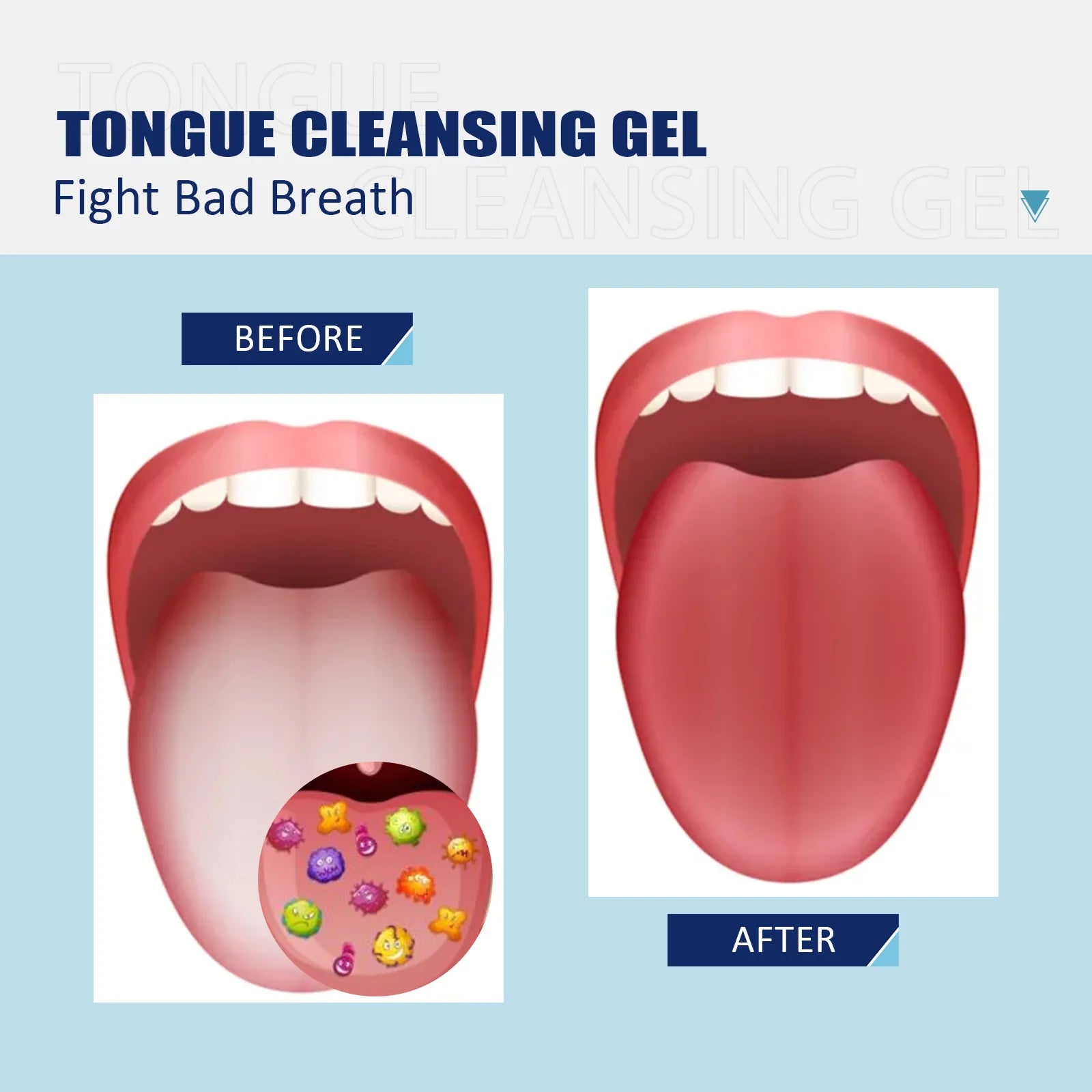 EELHOE Tongue Cleaning Gel & Brush Kit – Fresh Breath Oral Care
