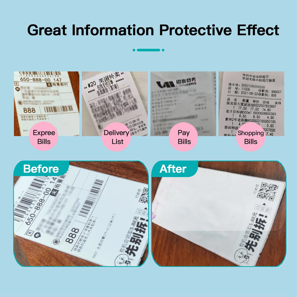 Thermal Paper Correction White Out Liquid Pen Parcel Express Tool for Thermal Label Information Eraser Privacy Protection Pen Oasis Select
