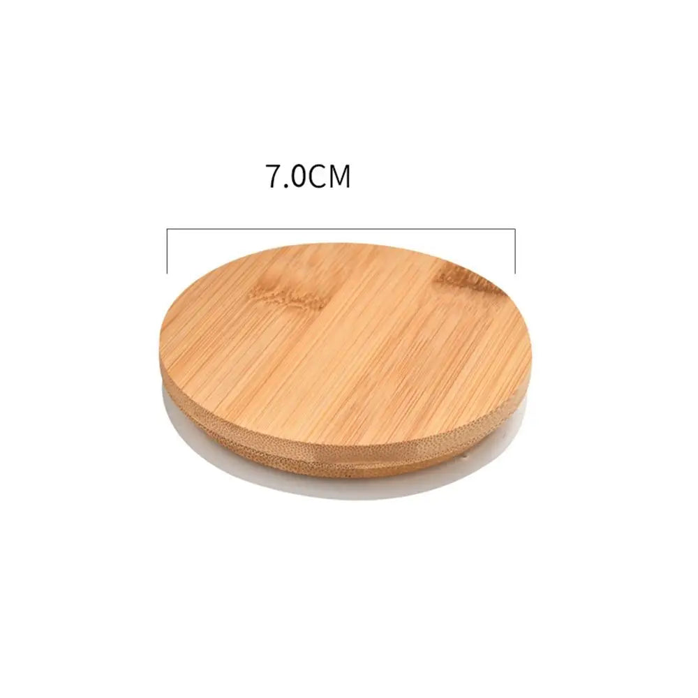 Bamboo Wood Cup Lid with Silicone Ring | Tea Set Cover Bamboo Cup Lid Oasis Select B 9cm