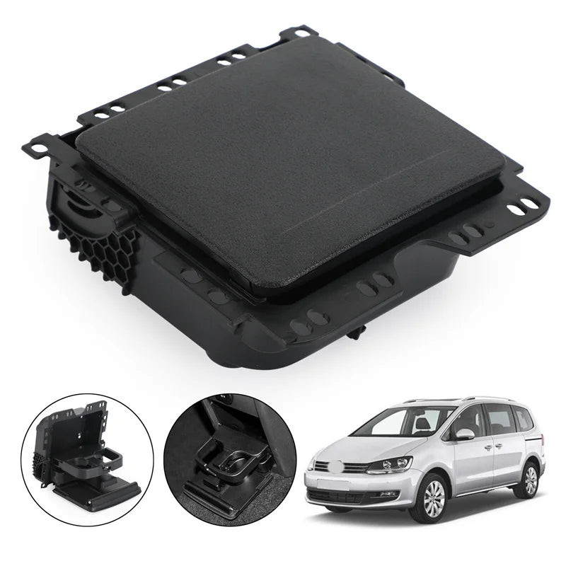 7N0862533 Central Console Armrest Rear Cup Drink Holder For Golf Plus 2012-2014 For Sharan 2011-2017 For Tiguan 2008-2017 Oasis Select