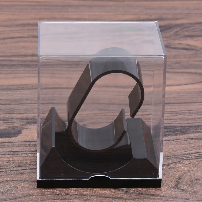 Transparent Plastic Watch Stand & Jewelry Display Box