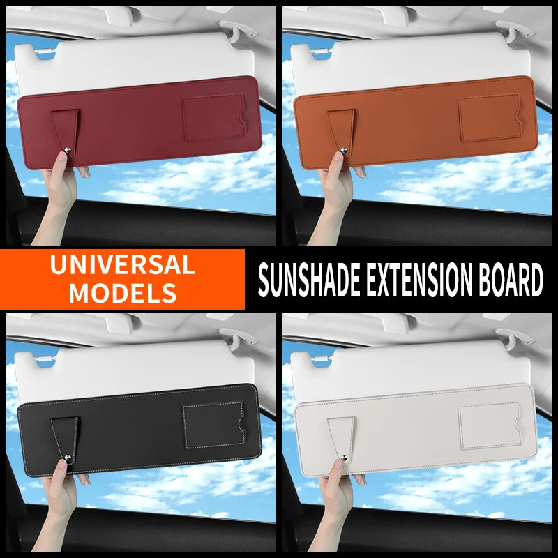 Universal Car Sun Visor Extender – UV & Glare Blocker