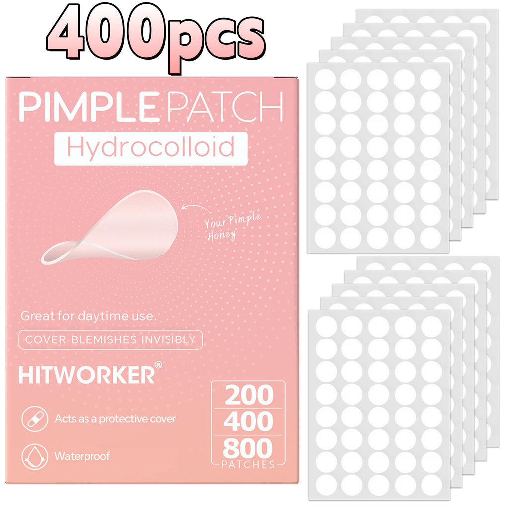 800/400/200pcs Colloidal Acne Patch - Alcohol free, odorless, effectively covers acne patches, suitable for all skin types Oasis Select 400pcs